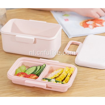 Dubbellaagse bamboevezel Bento lunchbox